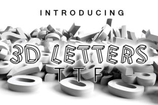3D Letters Font Review