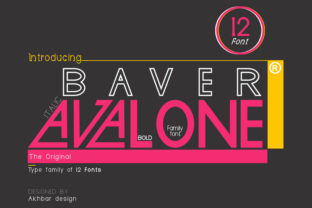 Baver Avalone: A Creative Display Font