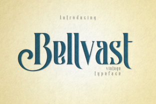 Bellvast: A Vintage Display Font