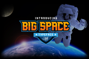 Big Space Font for Web Design and Digital Branding