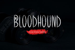Bloodhound: A Bold Display Font