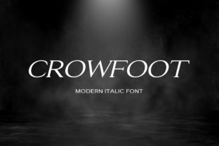 Crowfoot: A Bold Display Font for Craft Creators