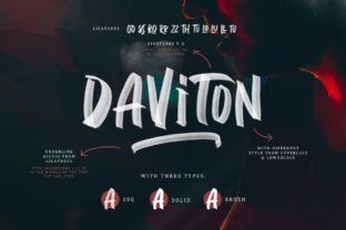 Daviton: A Display Font That Brings Real Character to Digital Projects