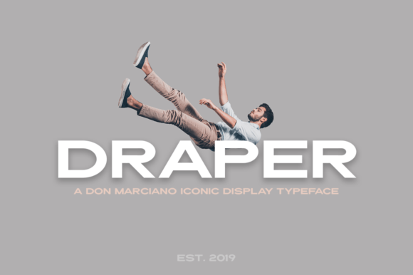 Draper: A Vintage Display Font for Modern Campaigns