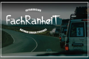 Fachranheit: A Natural Brush Font for Creative Projects
