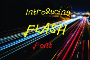 Flash: A Bold Display Font