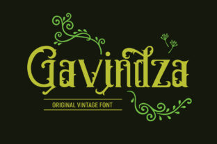 Gavindza: Vintage Font for Modern Campaigns
