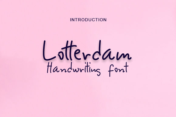 Lotterdam: A Romantic Script Font for Marketers