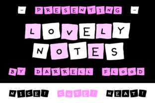 Lovely Notes Font for Creative Projects