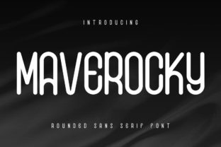 Maverocky: A Bold Display Font for Web Design