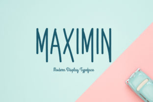 Maximin: A Modern Display Font for Elegant Design