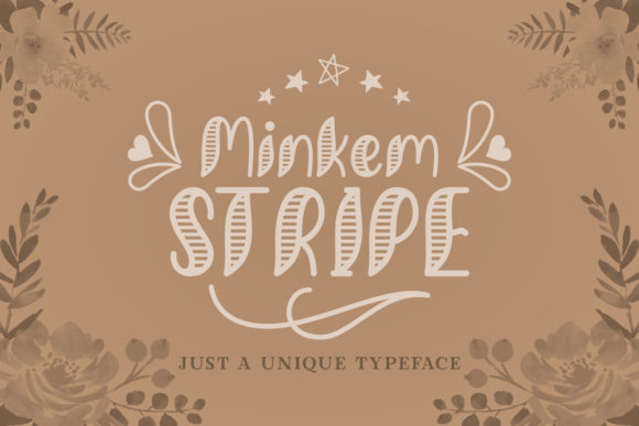 Minkem Stripe: The Display Font That Brings Summer to Campaigns