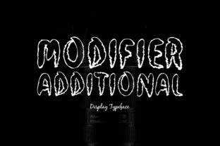 Modifier Additional: A Brush Font with Editorial Presence