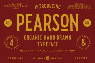 Pearson Font: Vintage Style for Web Design