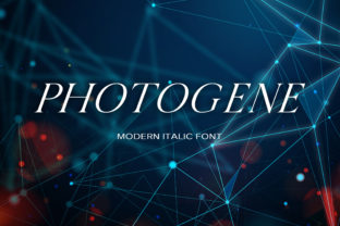 Photogene: A Modern Typeface for Impactful Design