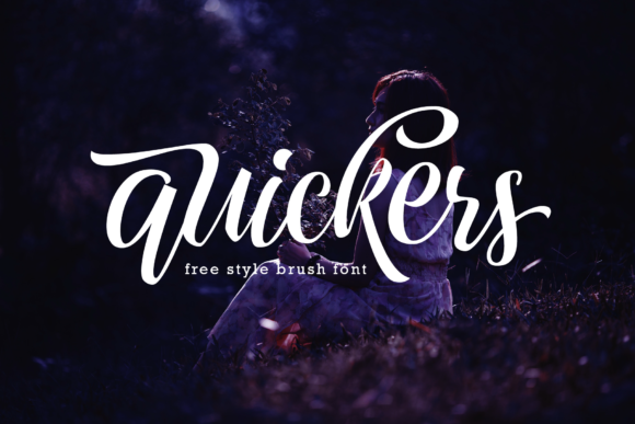 Quickers: A Bold Display Font for Creative Web Design