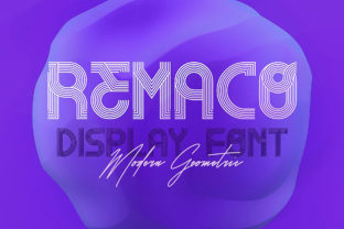 Remaco: A Modern Display Font for Web Design