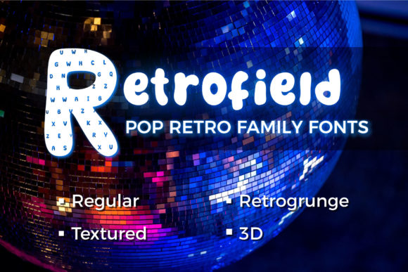 Retrofield: A Friendly Display Font