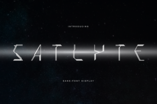 Satlyte: A Bold Display Font for Creative Projects