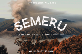 Semeru: A Bold Display Font