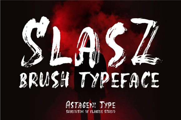 Slasz Brush: A Handmade Display Font for Editorial Storytelling