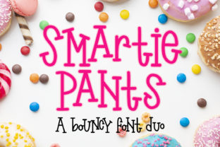 Smartie Pants: A Playful Display Font