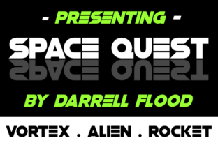 Space Quest Font for Web Design