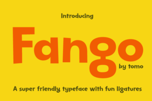 Tomo Fango: Playful Display Font