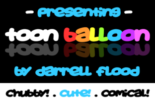 Toon Balloon: A Font for Playful Campaigns