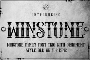 Winstone: A Bold Display Font