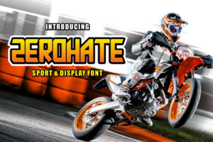 Zerohate: A Bold Display Font for Editorial Design
